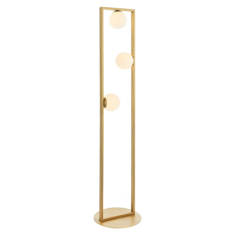 Teo Floor Lamp- Brushed Gold Teo Floor Lamp- Brushed Gold