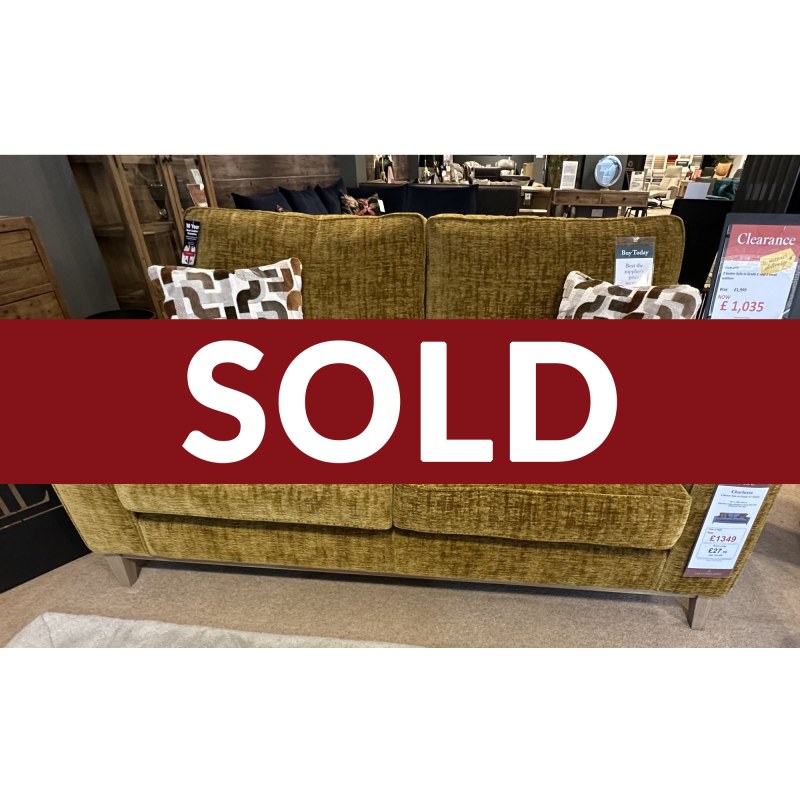 Charlotte 2 Seater Sofa in Grade D Plus Storage Footstool in Grade G & 2 Scatters Charlotte 2 Seater Sofa in Grade D Plus Storage Footstool in Grade G & 2 Scatters
