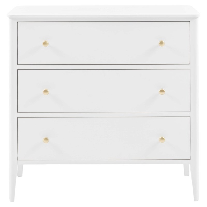 Acton White 3 Drawer Chest Acton White 3 Drawer Chest