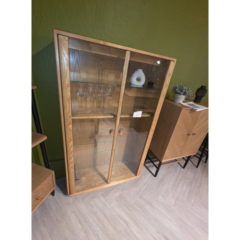 Ercol Windsor Medium display cabinet Ercol Windsor Medium display cabinet