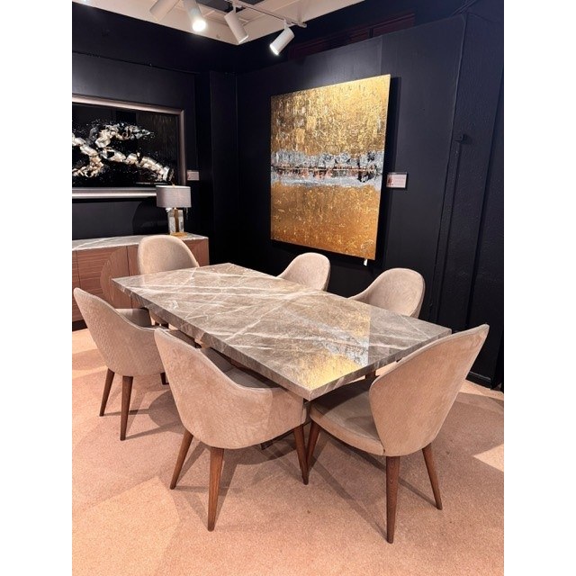 OPERA DINING TABLE, 4XLYNNE CHAIRS,2XTERESA CHAIRS, OPERA 4DR BUFFET OPERA DINING TABLE, 4XLYNNE CHAIRS,2XTERESA CHAIRS, OPERA 4DR BUFFET