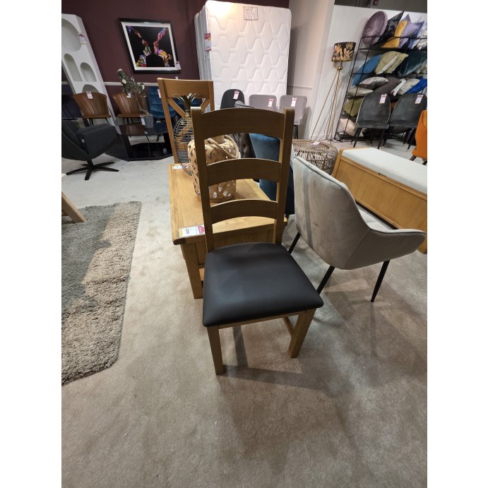 FAIRFAX DINING CHAIR WITH BROWN SEAT FAIRFAX DINING CHAIR WITH BROWN SEAT