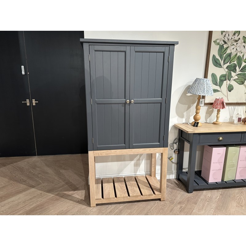Eton 2 Door Cupboard Meteor - Charcoal Grey Eton 2 Door Cupboard Meteor - Charcoal Grey