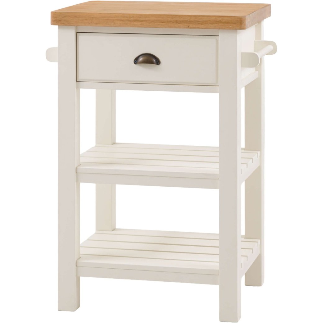 Gallery Direct Eton Butchers Block White Gallery Direct Eton Butchers Block White