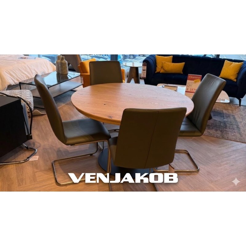 Venjakob Alfio 1.2 Ext Round Table & 4 Eileen Chairs Venjakob Alfio 1.2 Ext Round Table & 4 Eileen Chairs
