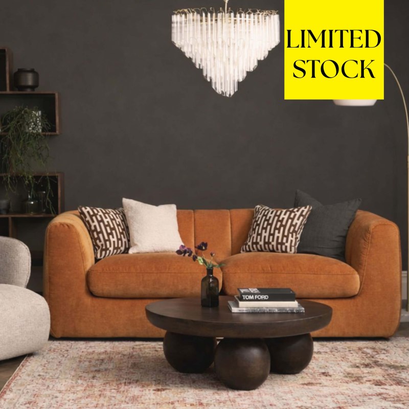 Lidia 3 Seater Fabric Sofa Lidia 3 Seater Fabric Sofa