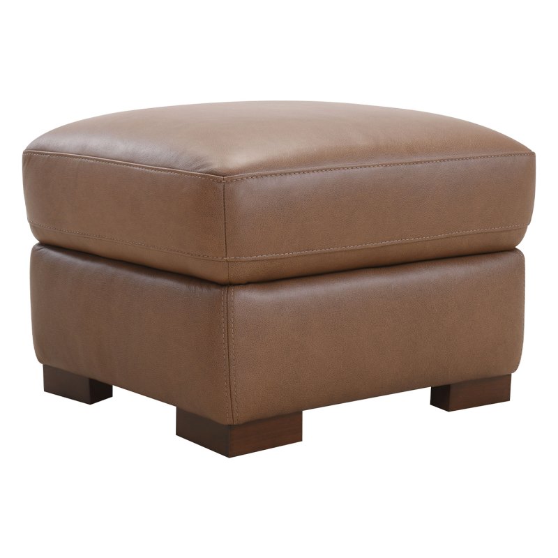 Bakerville Leather Footstool Bakerville Leather Footstool