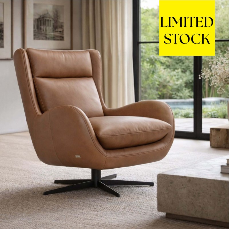 Felicia Leather Swivel Chair Felicia Leather Swivel Chair