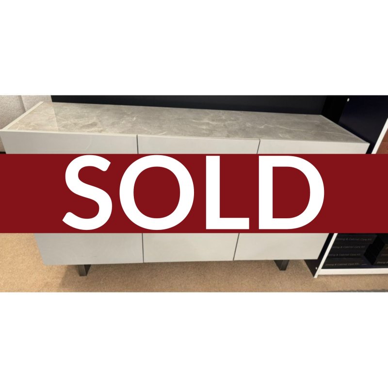 FRANCESCO- 3 Door Sideboard in Glossy Grey FRANCESCO- 3 Door Sideboard in Glossy Grey