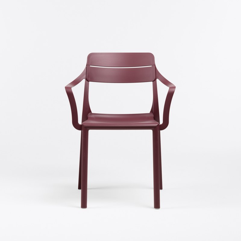 Nardi Cassia Outdoor Dining Armchair- Borgogna Nardi Cassia Outdoor Dining Armchair- Borgogna