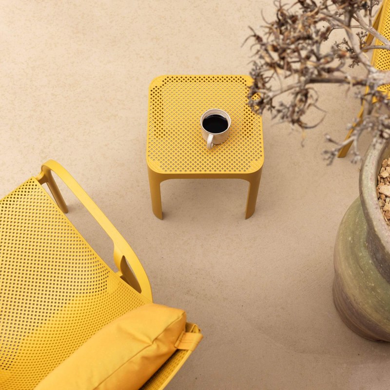 Nardi Net Small Side Table in Senape Nardi Net Small Side Table in Senape