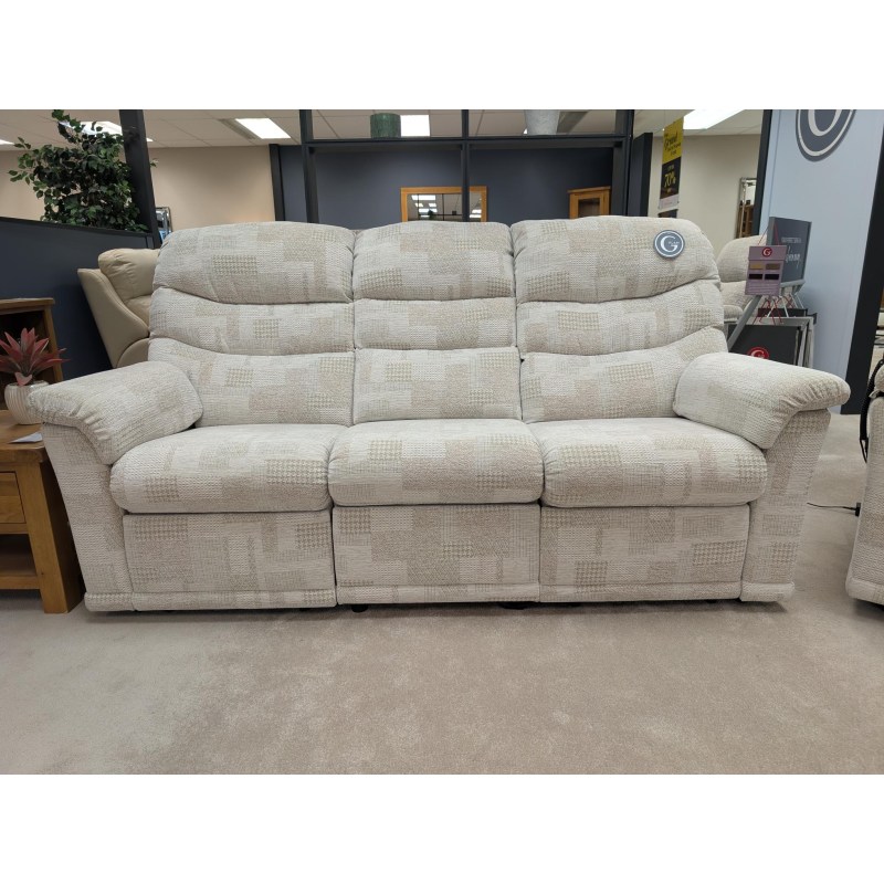 G-Plan - Malvern, 3-Seater Double Power Recliner, Elevate Chair & Storage Footstool G-Plan - Malvern, 3-Seater Double Power Recliner, Elevate Chair & Storage Footstool
