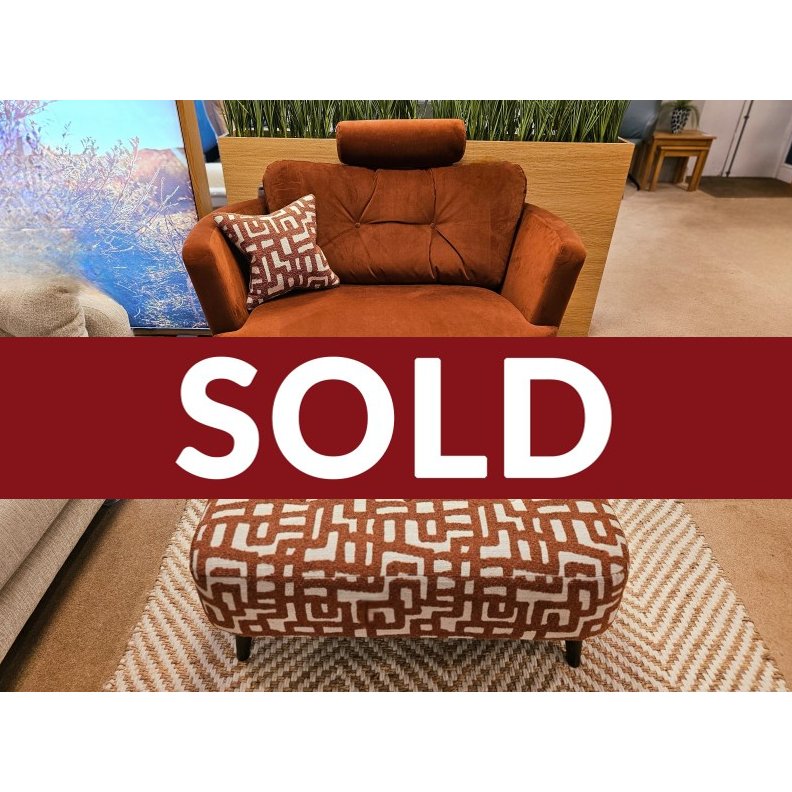 Lottie Cuddler & Footstool Lottie Cuddler & Footstool