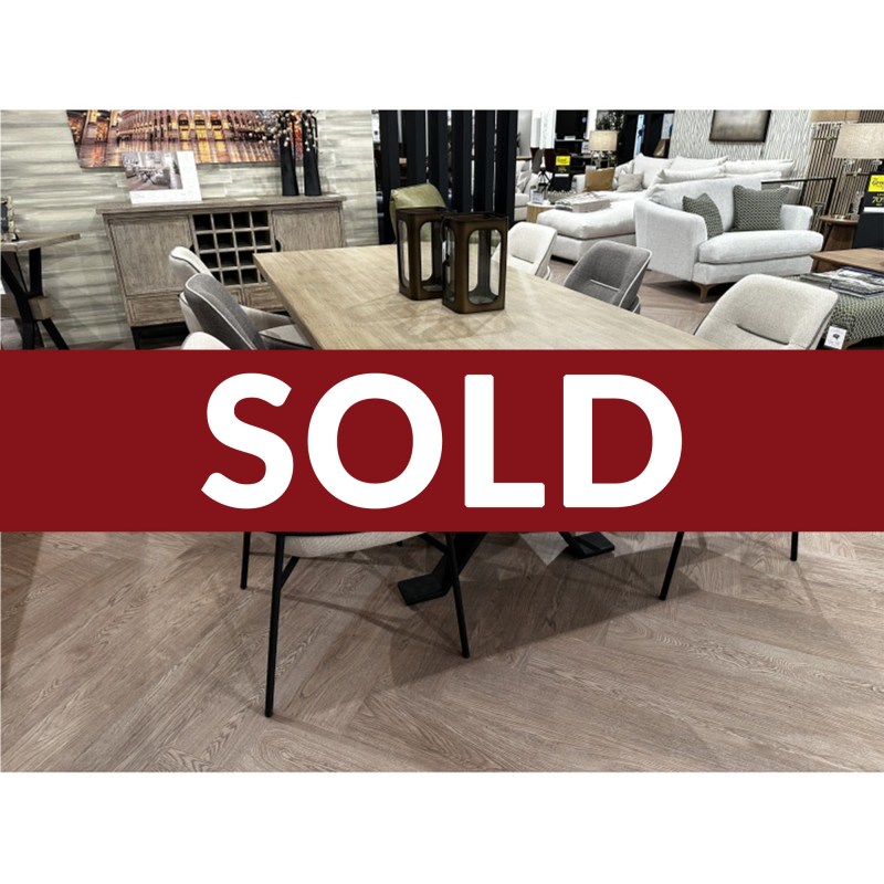 Davos Dining Table (2.3 mtrs) & 6 Dining Chairs Davos Dining Table (2.3 mtrs) & 6 Dining Chairs