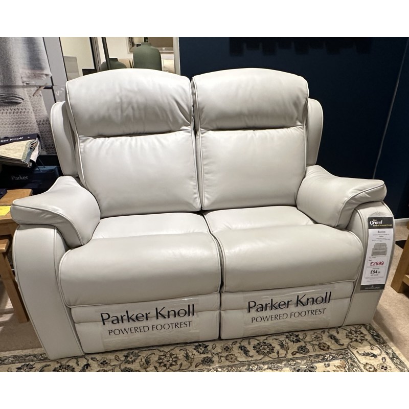 Parker Knoll- Boston - 2 seater with power Recliner & USB Button in Leather Parker Knoll- Boston - 2 seater with power Recliner & USB Button in Leather