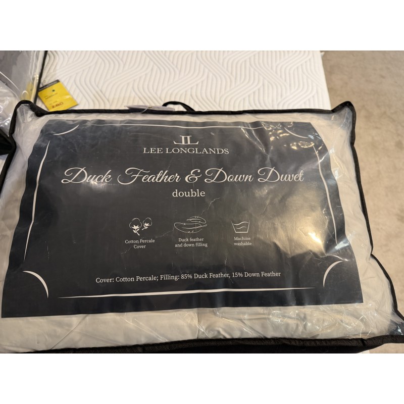 DUCK FEATHER & DOWN DOUBLE DUVET 4'6