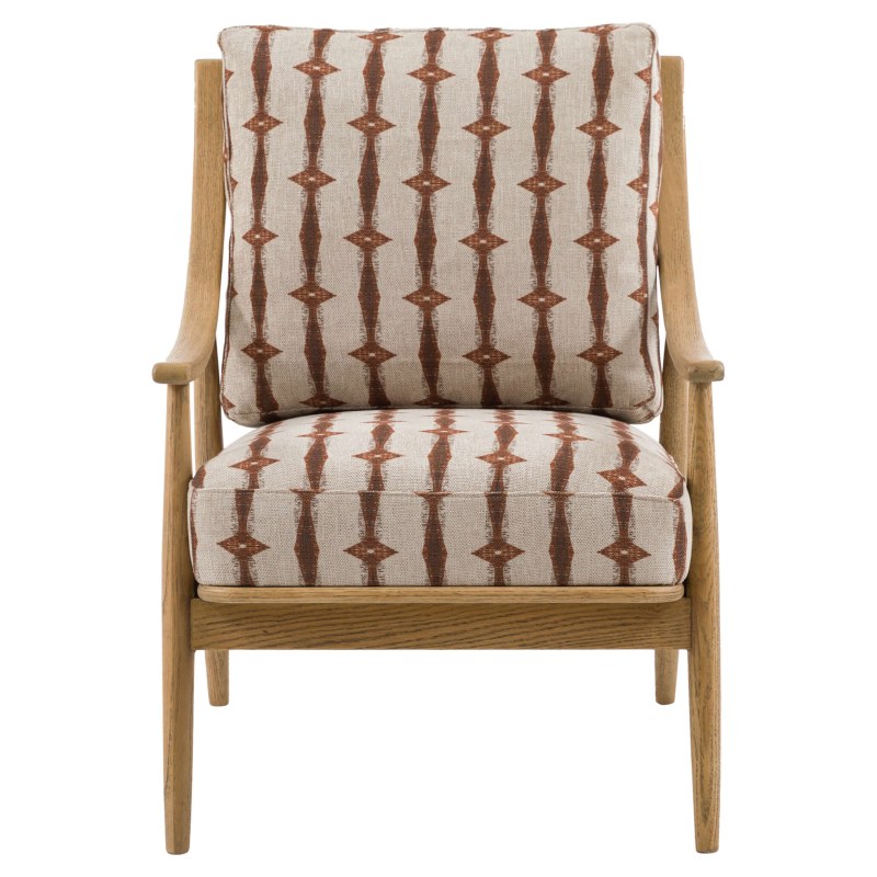 Gallery Direct Reliant Indra Stripe Armchair Gallery Direct Reliant Indra Stripe Armchair