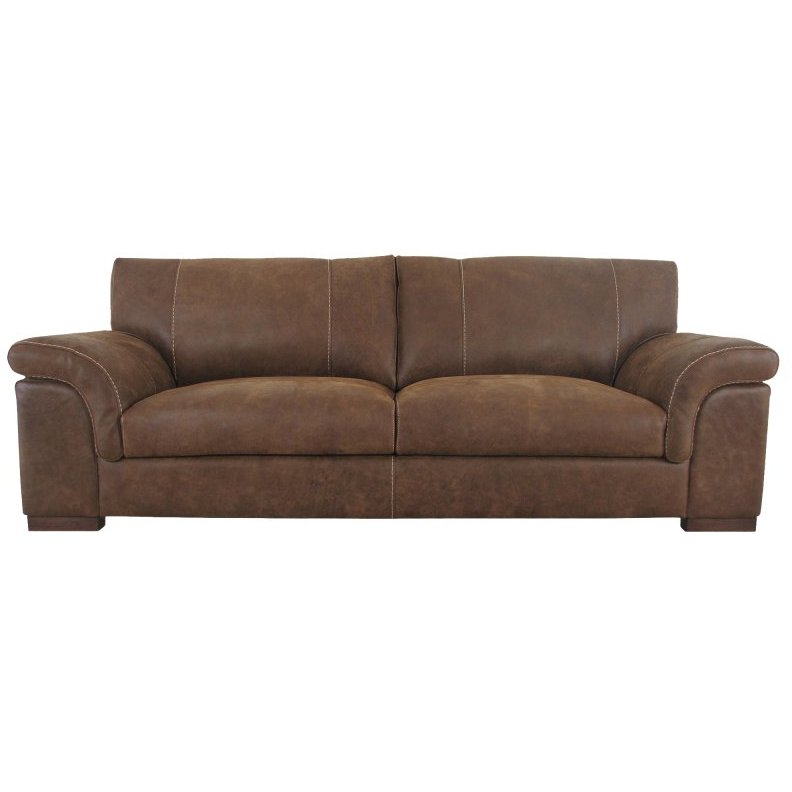 Mountback 3 Seater Sofa Marrone QS Mountback 3 Seater Sofa Marrone QS