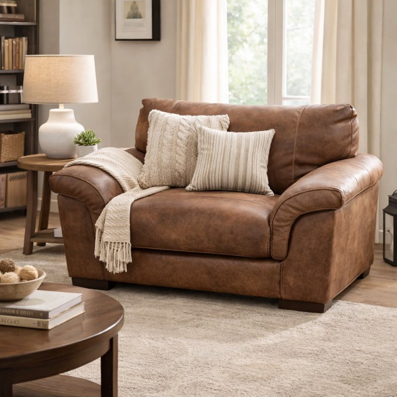 Mountback Cuddler Chair Marrone QS Mountback Cuddler Chair Marrone QS