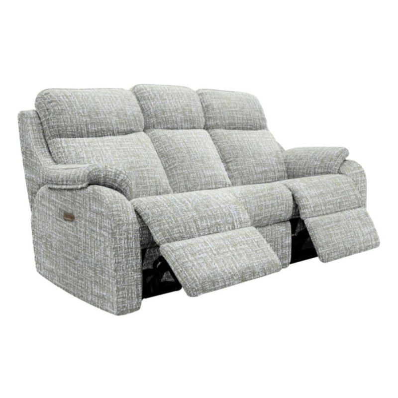 G Plan Kingsbury 3 Seater Power Recliner Sofa with Headrest and Lumbar QS G Plan Kingsbury 3 Seater Power Recliner Sofa with Headrest and Lumbar QS