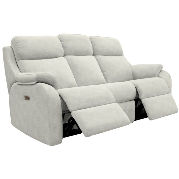 G Plan Kingsbury 3 Seater Power Recliner Sofa with Headrest and Lumbar QS G Plan Kingsbury 3 Seater Power Recliner Sofa with Headrest and Lumbar QS