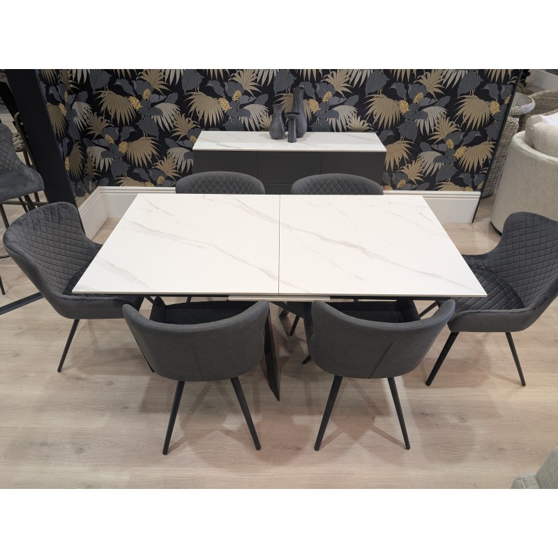 Amine, Extending Dining Table plus 6x Chairs Amine, Extending Dining Table plus 6x Chairs