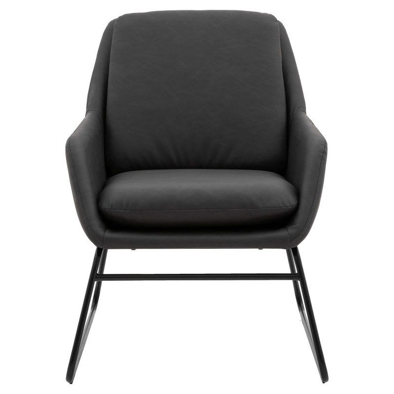 Gallery Direct Funton Armchair, Charcoal Gallery Direct Funton Armchair, Charcoal