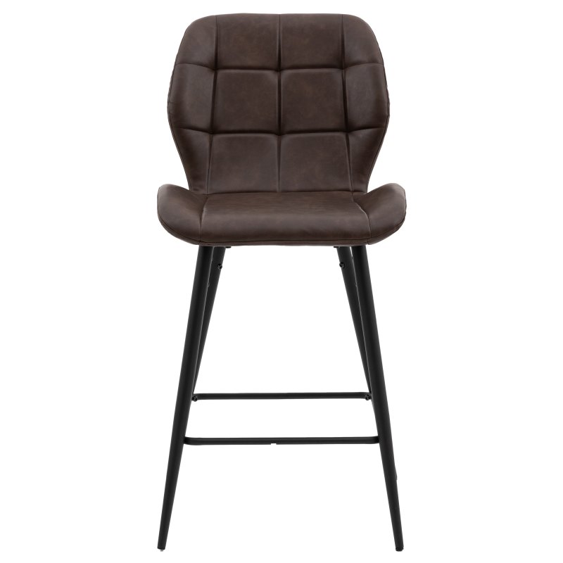 Gallery Direct Manford Barstool, Brown Gallery Direct Manford Barstool, Brown