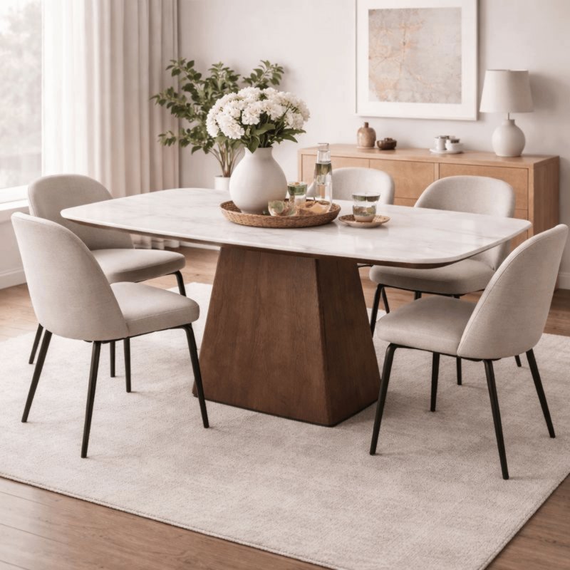 Lugano 160cm Table & 4 Lily Chairs Lugano 160cm Table & 4 Lily Chairs