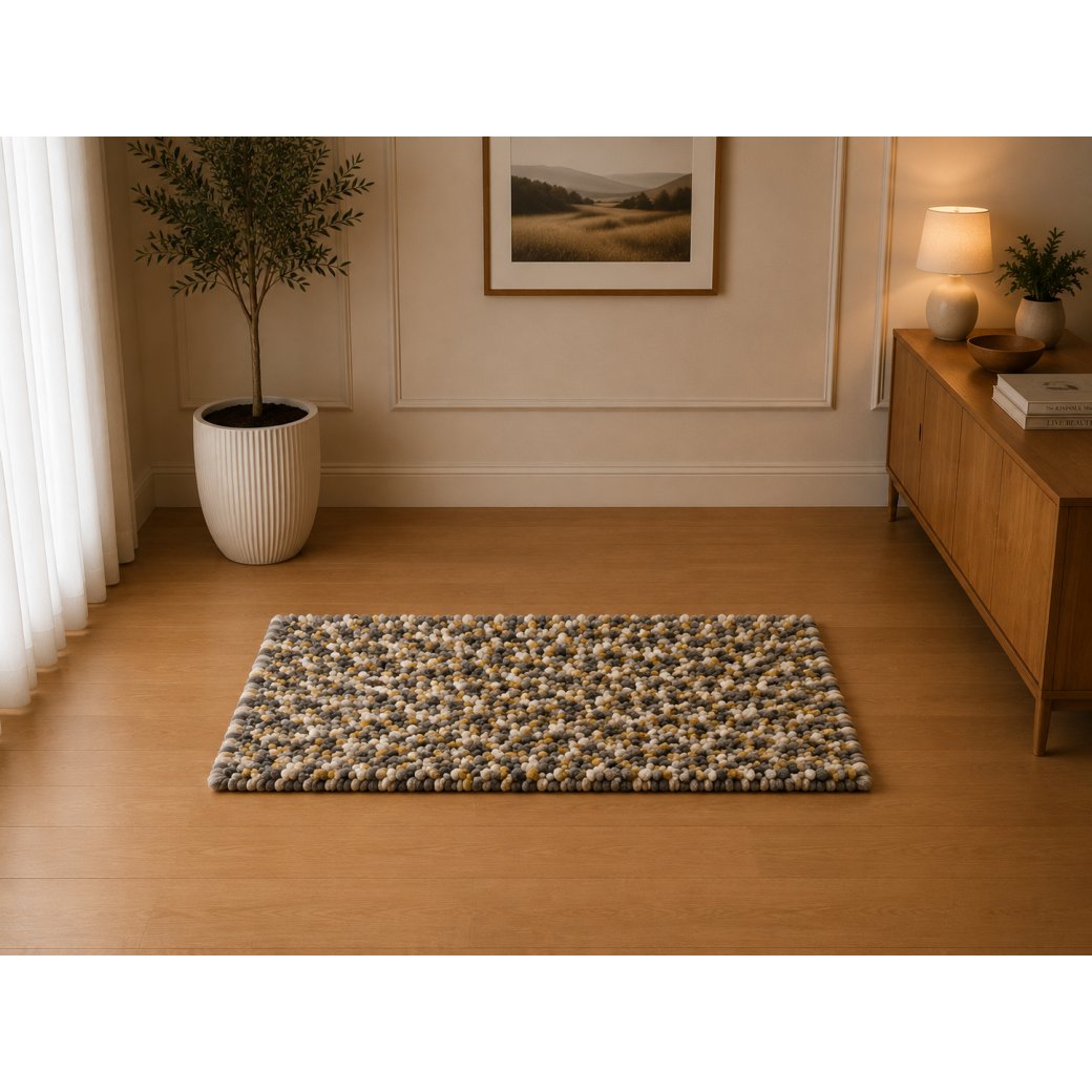 ROCKS SHAGGY 120X170CM OCHRE RUG ROCKS SHAGGY 120X170CM OCHRE RUG