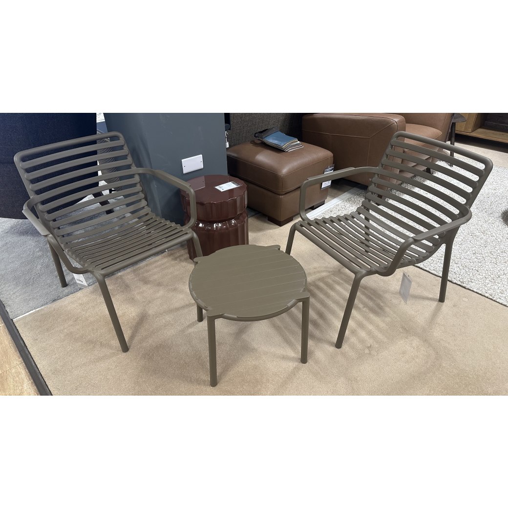 Outdoor Collection - 2 X Doga Relax Chair & Table Outdoor Collection - 2 X Doga Relax Chair & Table