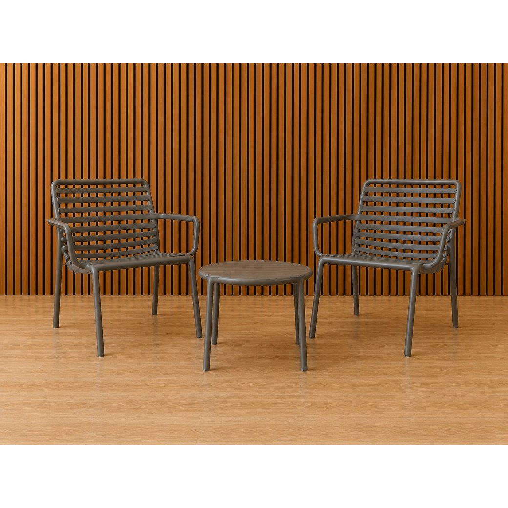 Nardi Outdoor Relax Chair and Table set in Tobacco Nardi Outdoor Relax Chair and Table set in Tobacco