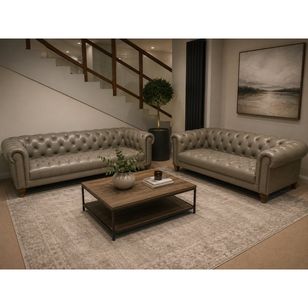 Alexander & James - Somerset Shallow Midi & Maxi Sofas in Leather Alexander & James - Somerset Shallow Midi & Maxi Sofas in Leather