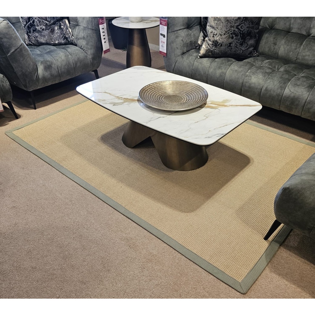 Rug-Sisal 230cm x 160cm Sage Border Rug-Sisal 230cm x 160cm Sage Border