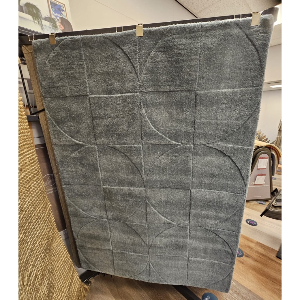 Origins Penny Rug- Steel Blue 120 X 170cm Origins Penny Rug- Steel Blue 120 X 170cm
