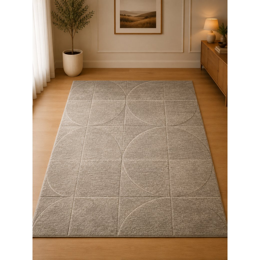Origins Penny Rug- Steel Blue 120 X 170cm Origins Penny Rug- Steel Blue 120 X 170cm
