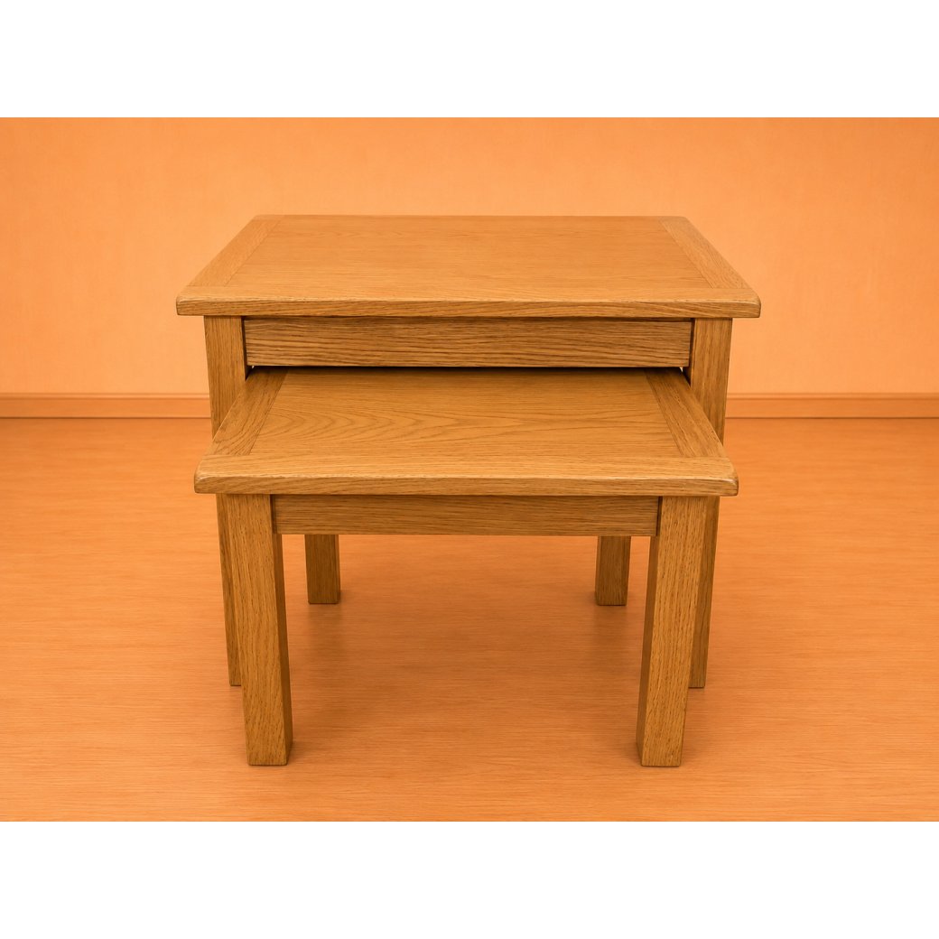 Fairfax Compact Oak Nest of Tables Fairfax Compact Oak Nest of Tables