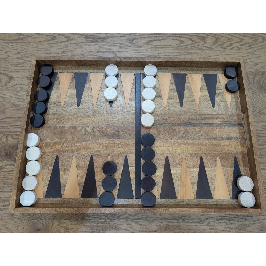 Backgammon Ottoman Tray Backgammon Ottoman Tray