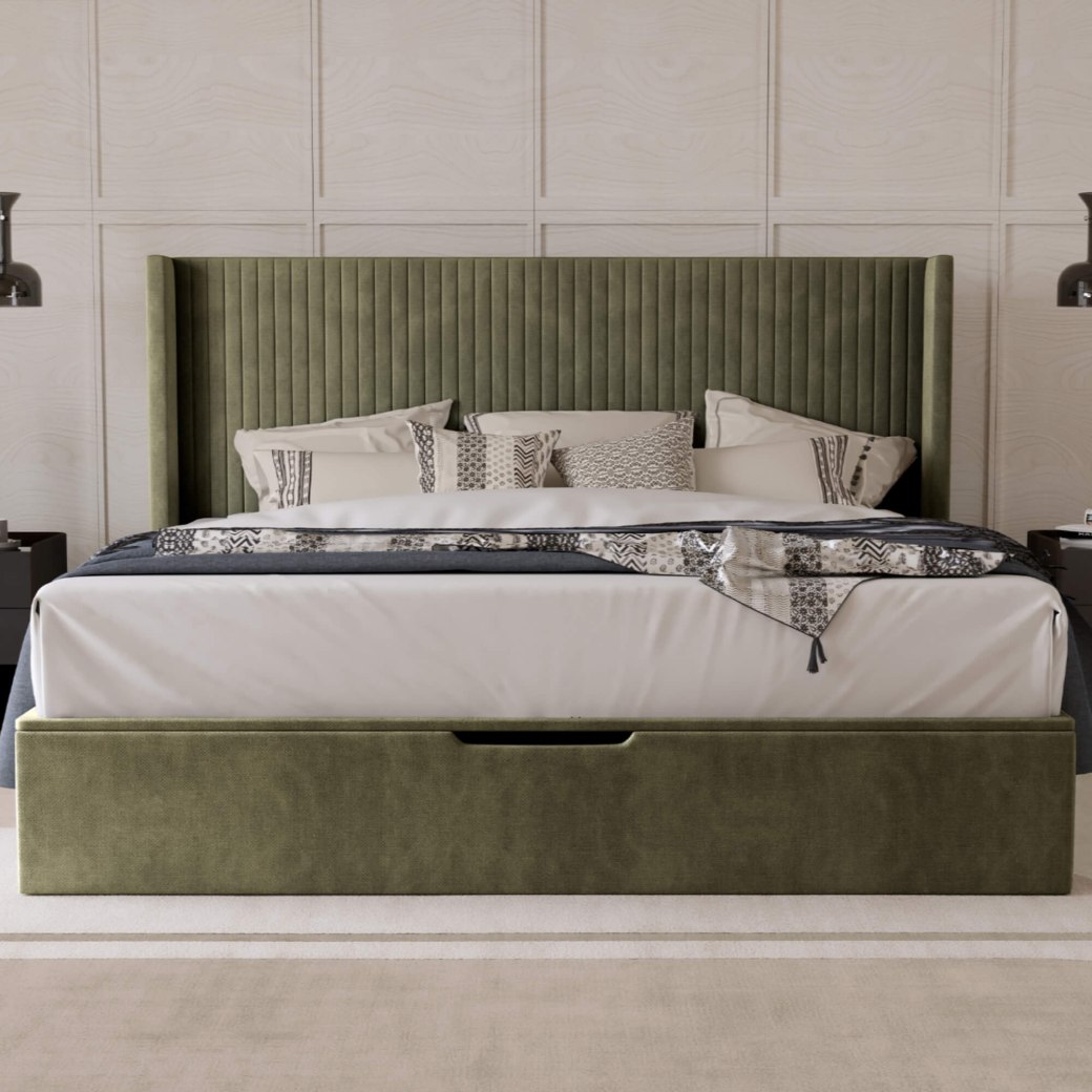 Helena Double Ottoman Storage Bed Helena Double Ottoman Storage Bed