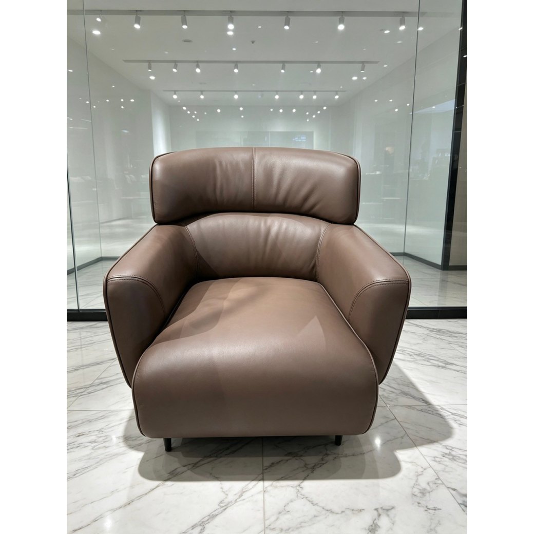 Dario Club Chair Brown Dario Club Chair Brown