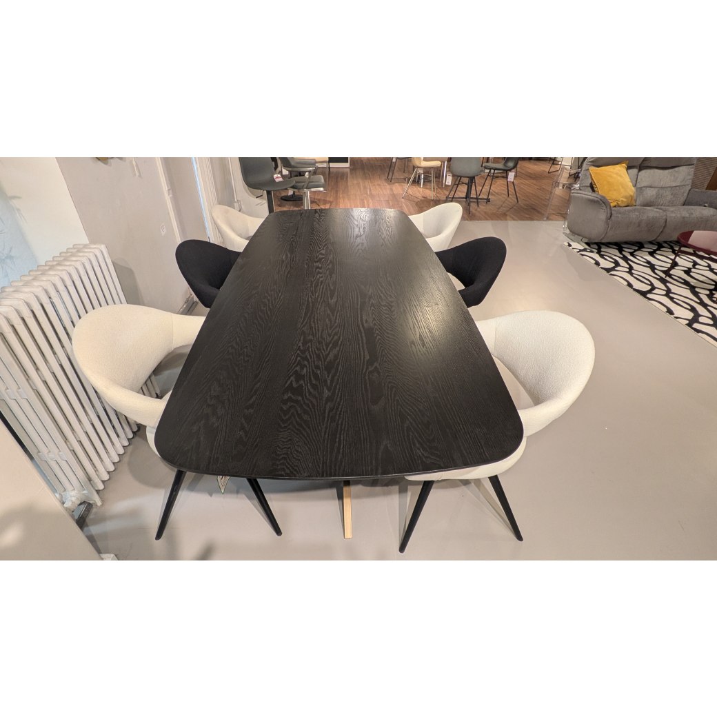 chambery 230cm dining table with 6 jasmin chairs chambery 230cm dining table with 6 jasmin chairs