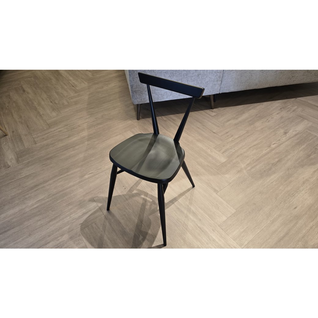 Ercol Originals Stacking Chair in Black Ercol Originals Stacking Chair in Black