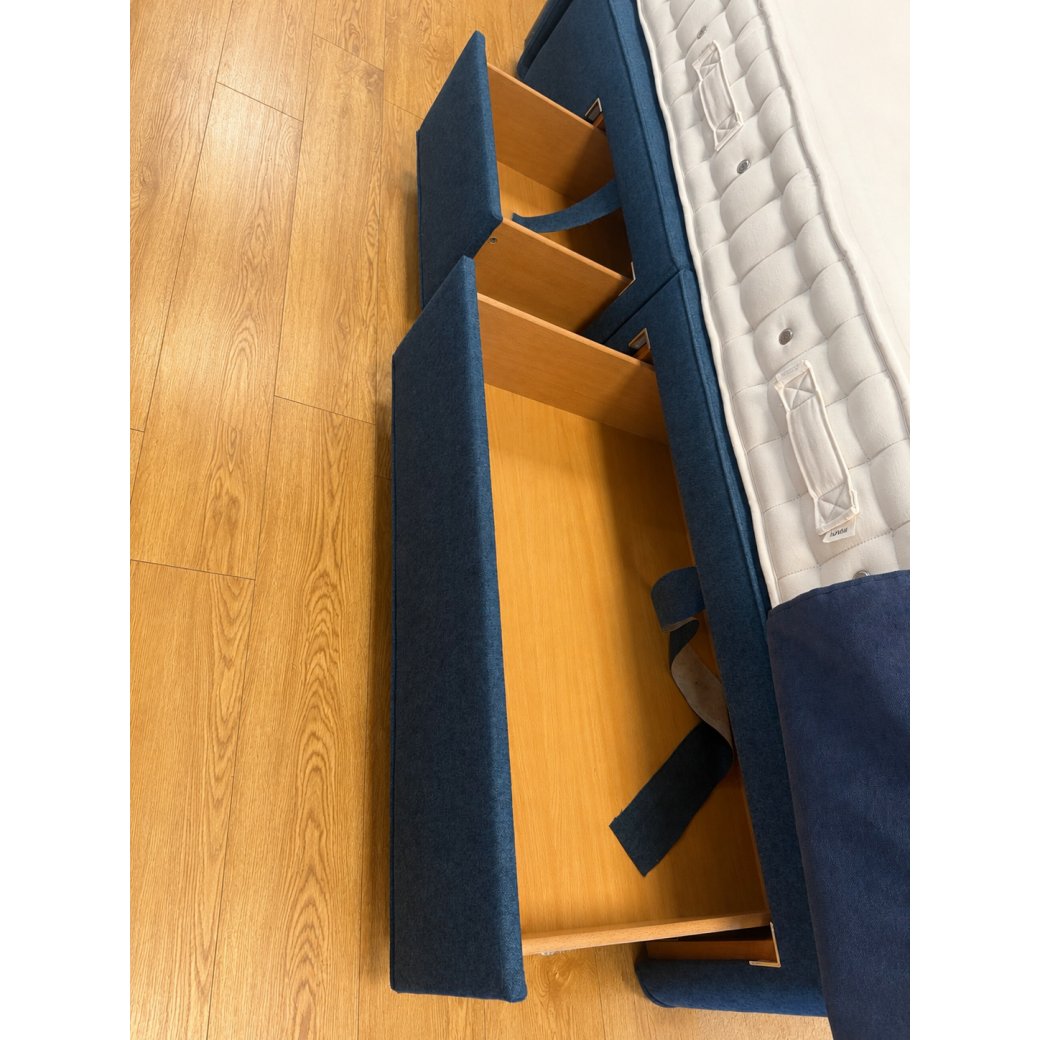 Hypnos - 4.6' Ortho Natural 1000 Divan Set Plus 135cm Slim Headboard Hypnos - 4.6' Ortho Natural 1000 Divan Set Plus 135cm Slim Headboard