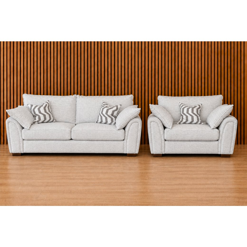 Deyaan 3 Seater sofa & Cuddler Chair Set Deyaan 3 Seater sofa & Cuddler Chair Set