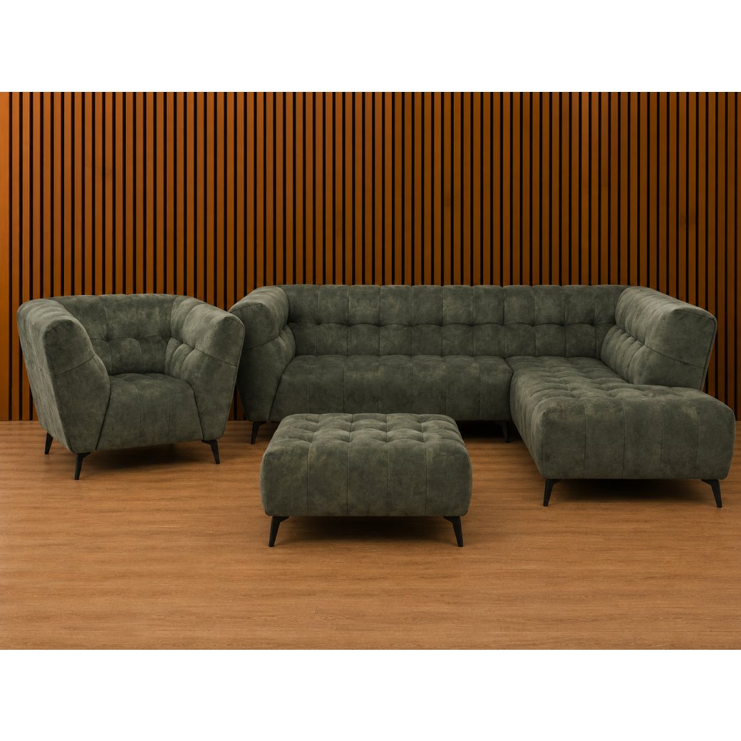 Giorgia Corner Sofa, Chair & Footstool Set Giorgia Corner Sofa, Chair & Footstool Set