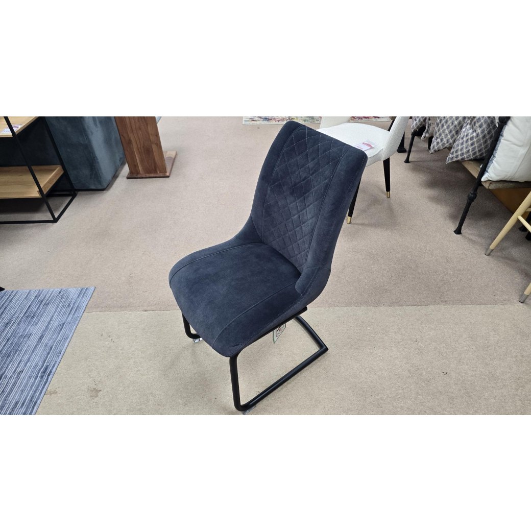 Armin Dining Chair Karese Anthracite Armin Dining Chair Karese Anthracite