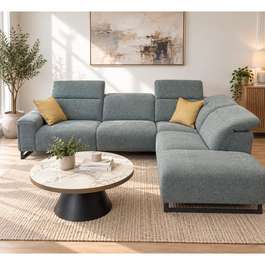 Empoli- Corner With LHF Power Recliner & RHF Chaise End Empoli- Corner With LHF Power Recliner & RHF Chaise End