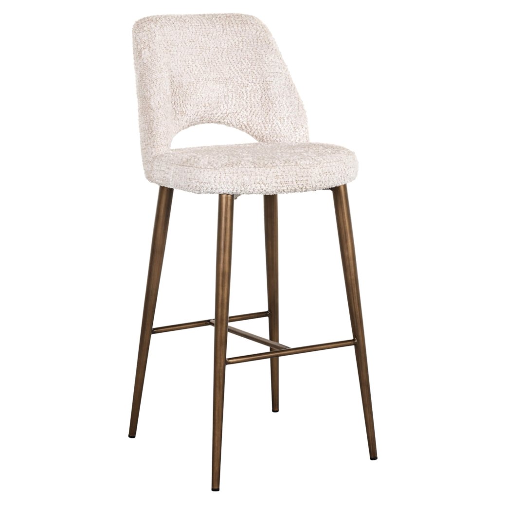 Delphine Lovely Cream Bar Stool Delphine Lovely Cream Bar Stool