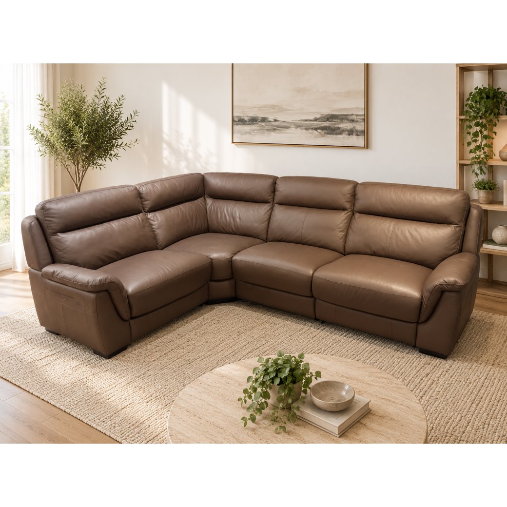 Aletta - Corner Group Sofa In Leather Aletta - Corner Group Sofa In Leather