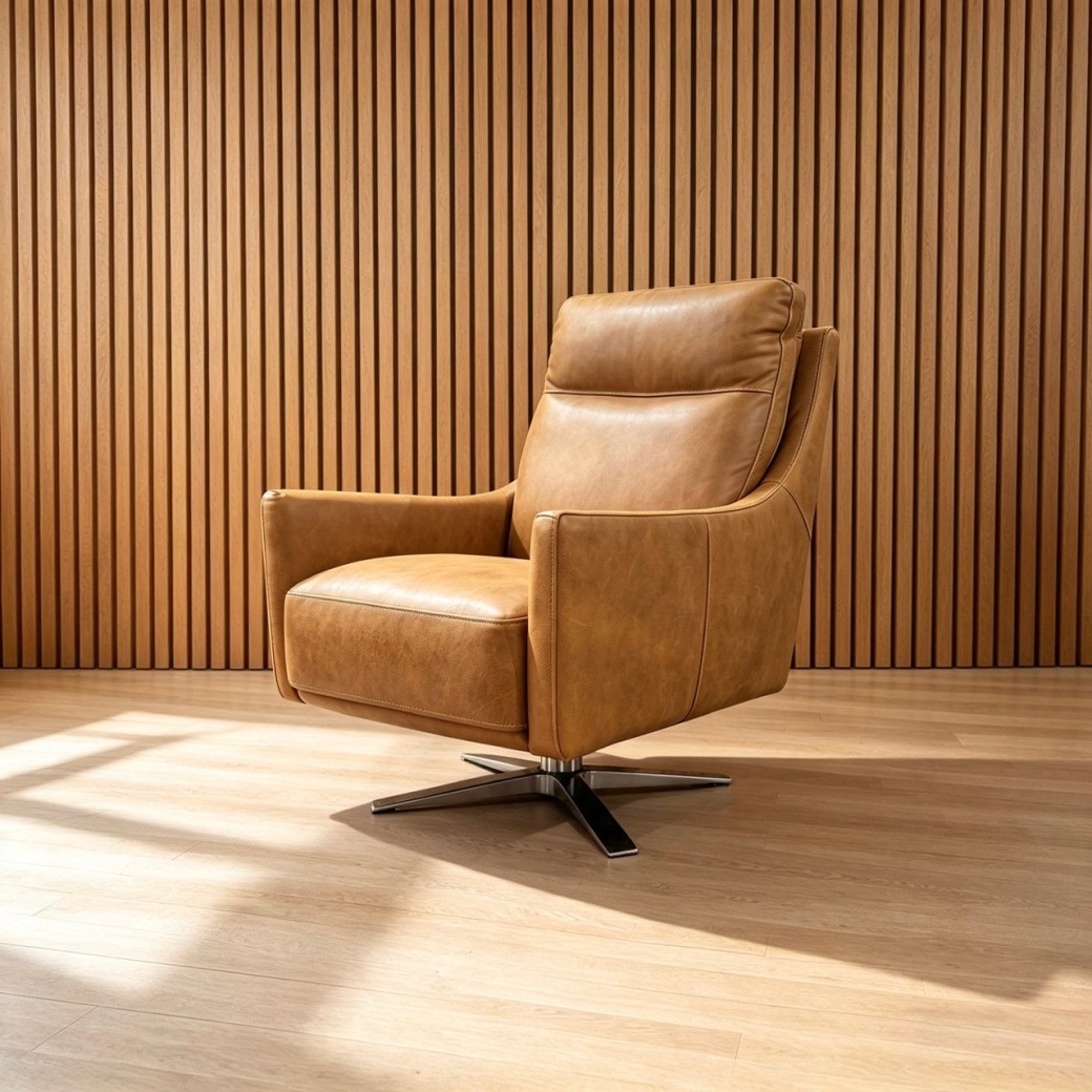 Carla Leather Swivel Chair Carla Leather Swivel Chair